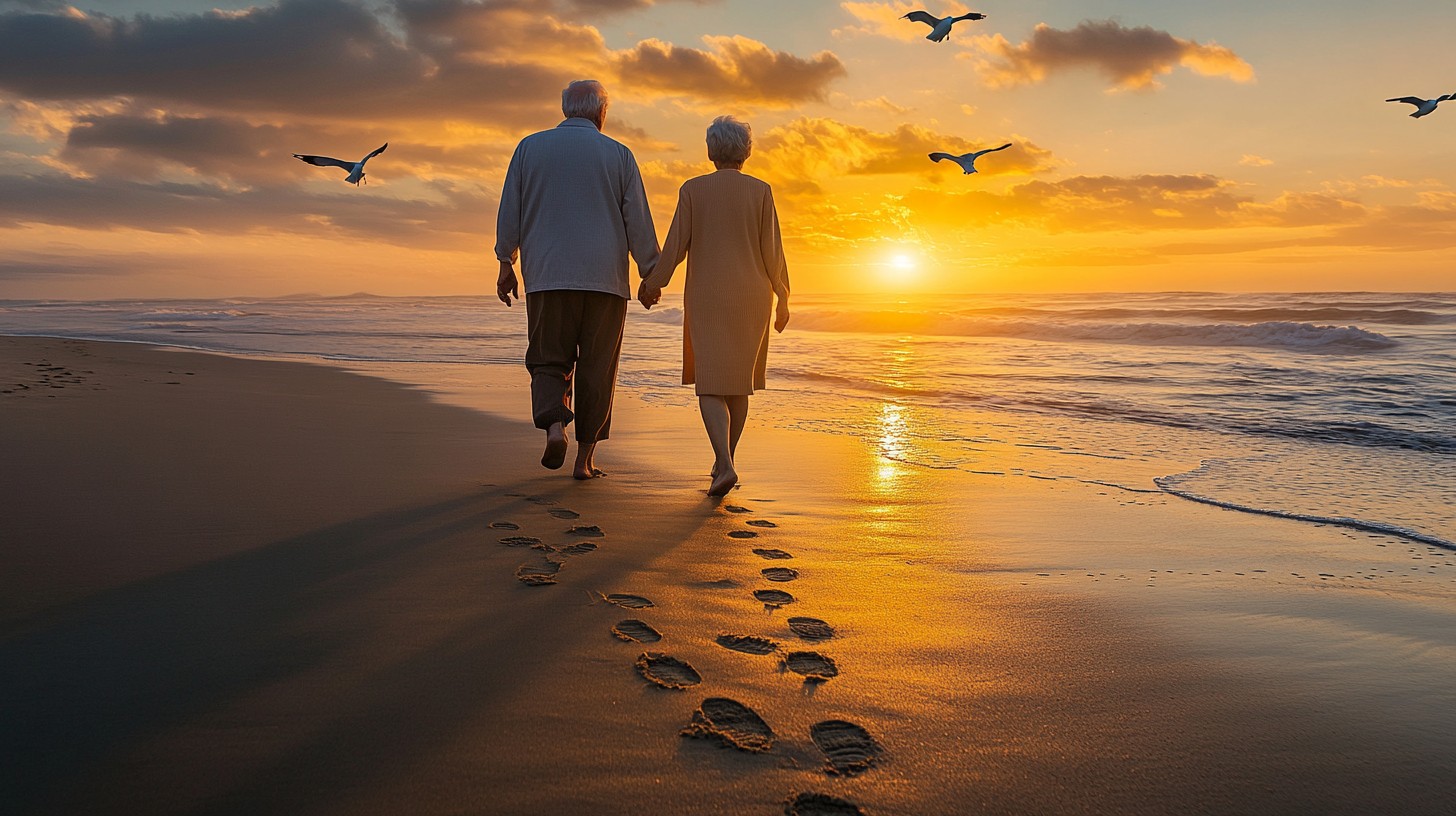 Stockcake Sunset Beach Stroll 1732753831 Https://Hcunity.com/Solutions/